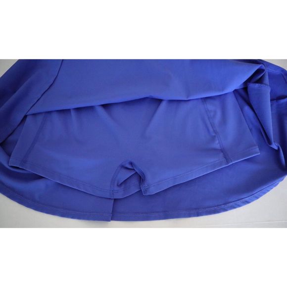 Halara Women's Sz M Blue Play It My Way 2-in-1 Mini Twist Back Activewear Dress - Picture 9 of 9